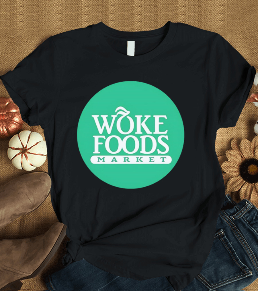Woke Foods Market Green Circle T-Shirt