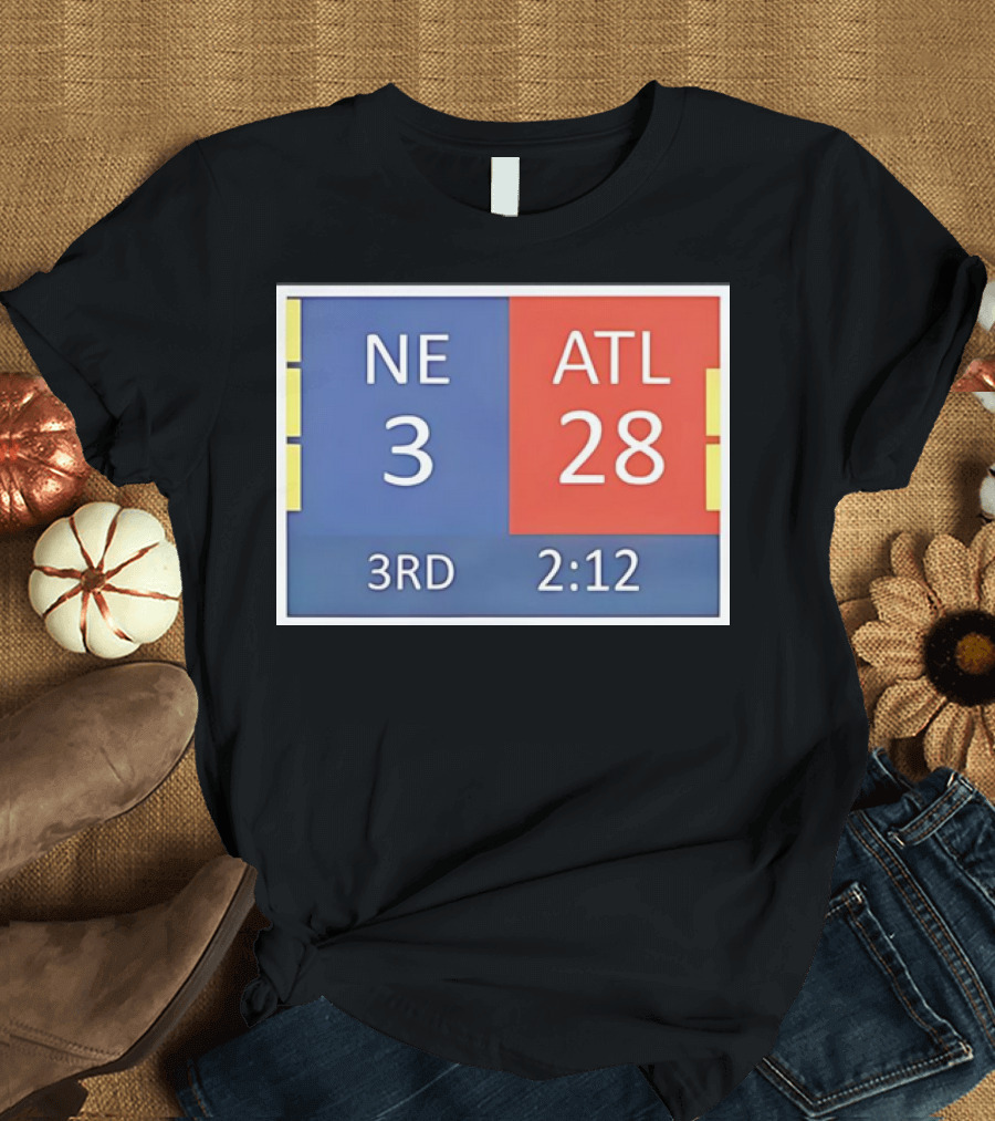 Cowboys Fan NE 3 ATL 28 3rd 2:12 T-Shirt
