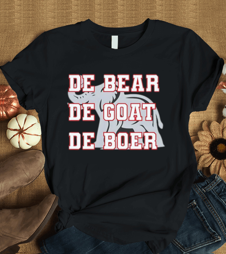 De Bear De Goat De Boer Elephant T-Shirt