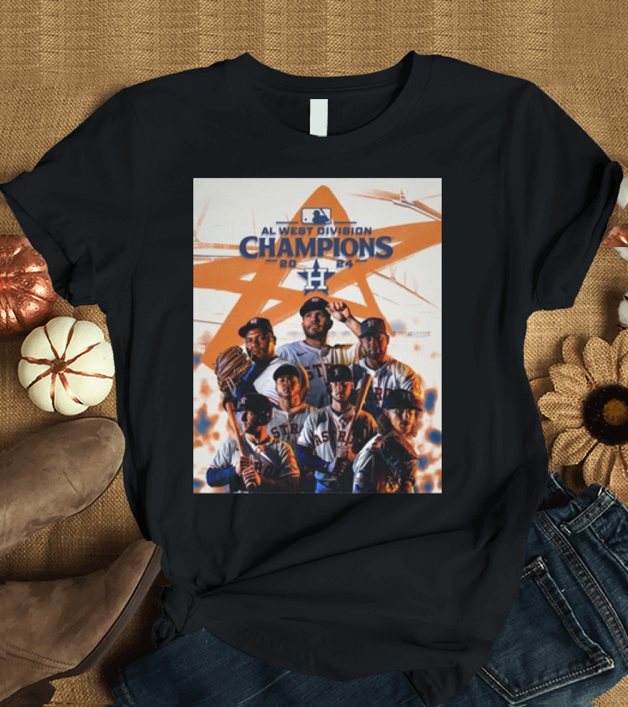 AL West Division Champions 2024 Houston Astros Players T-Shirt