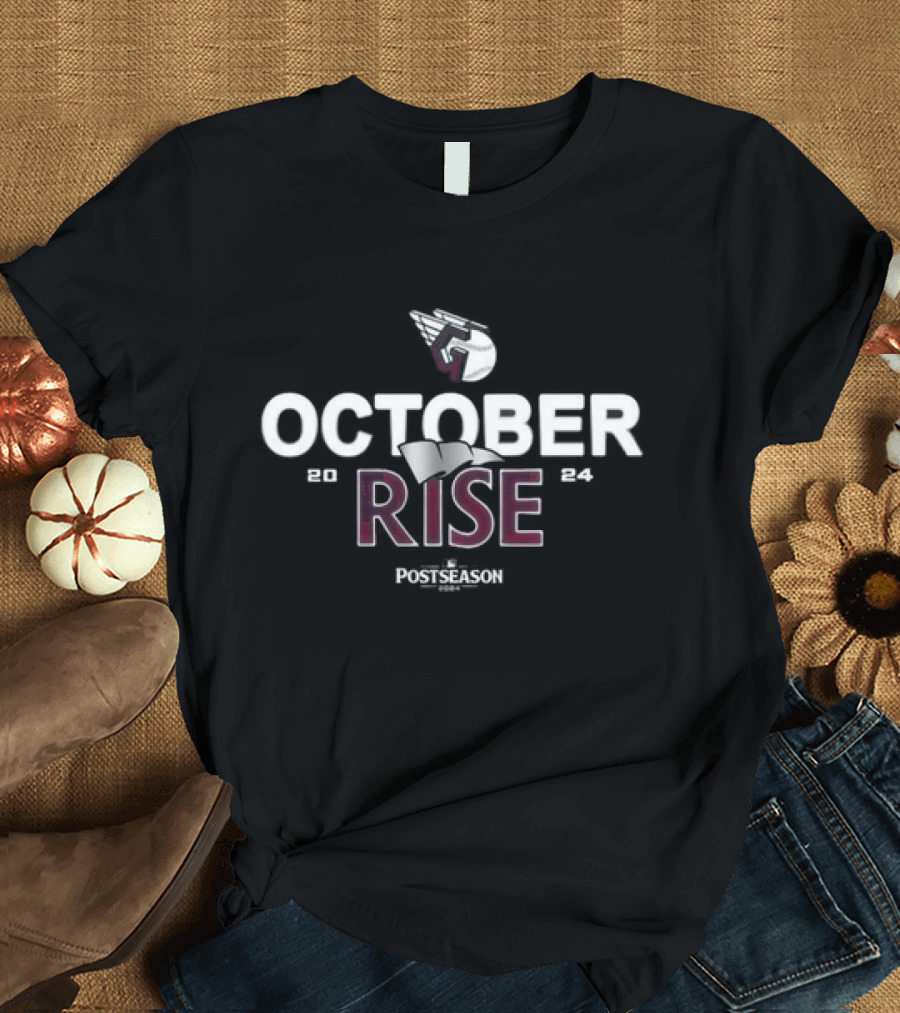 Cleveland Guardians October 2024 Postseason Rise T-Shirt