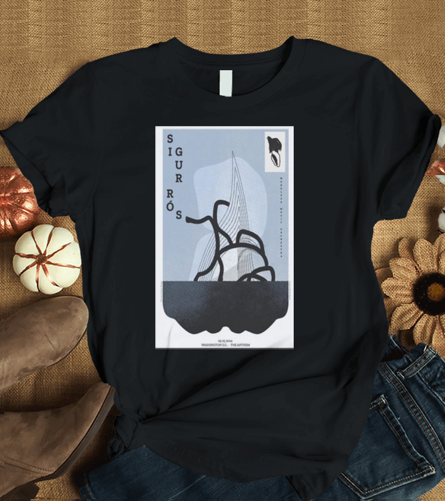 Sigur Rós September 25 2024 The Anthem Washington DC Concert T-Shirt