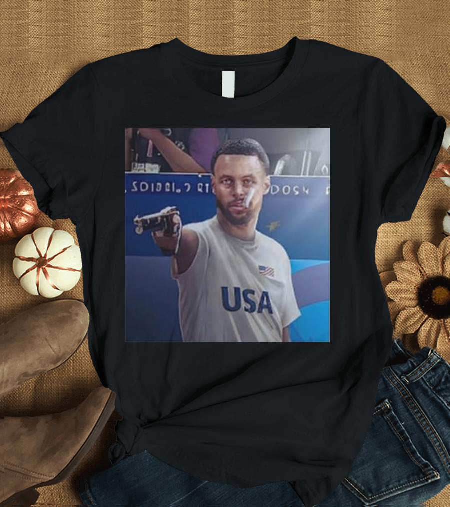 USA Basketball Stephen Curry Night Night Olympics T-Shirt