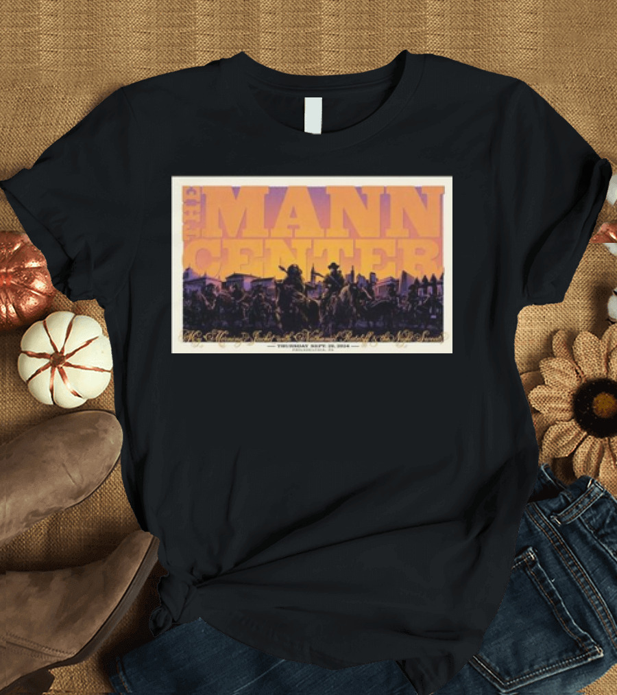 The Mann Center My Morning Jacket x Nathaniel Rateliff Live September 26 2024 Philadelphia PA T-Shirt