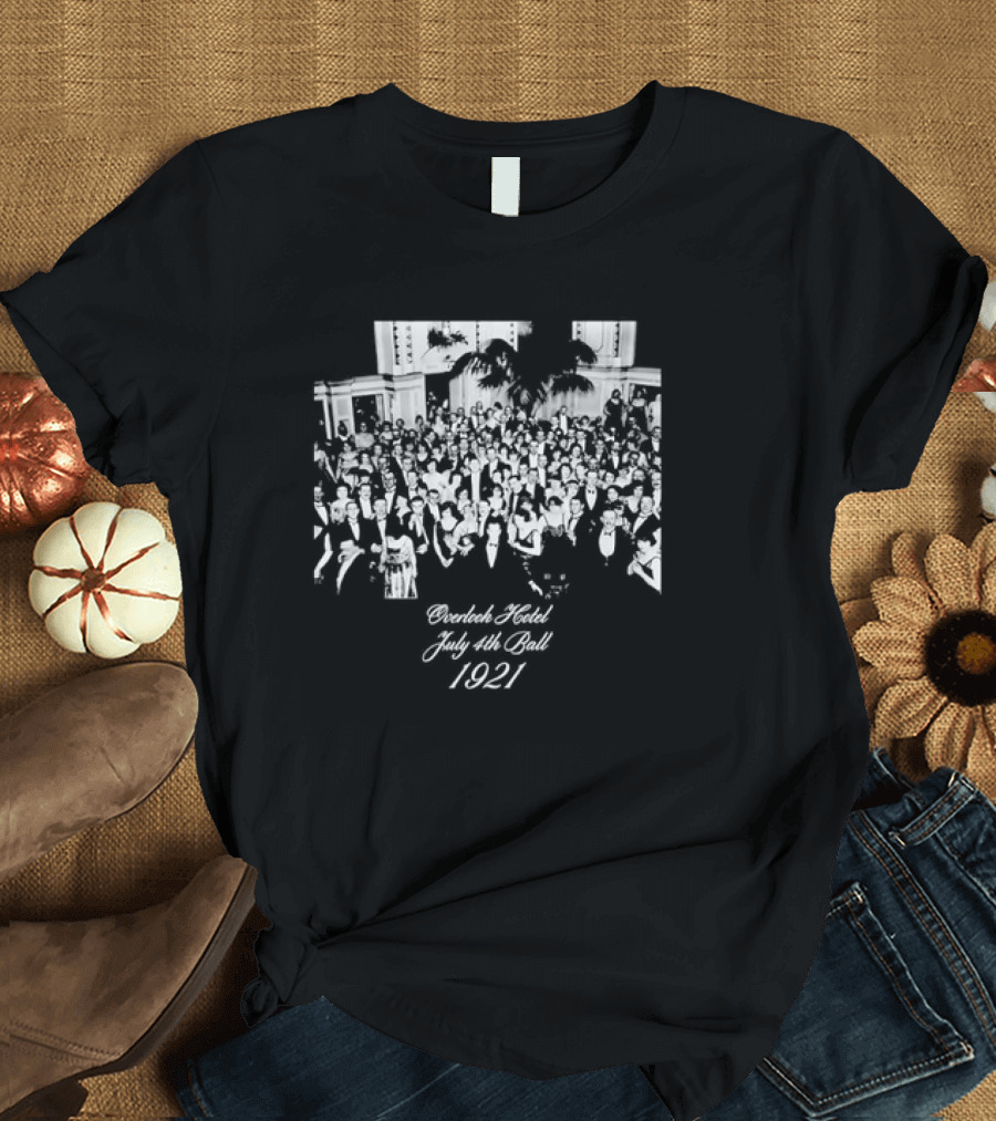 Overlook Hotel July 4th Ball 1921 Vintage Group Photo T-Shirt