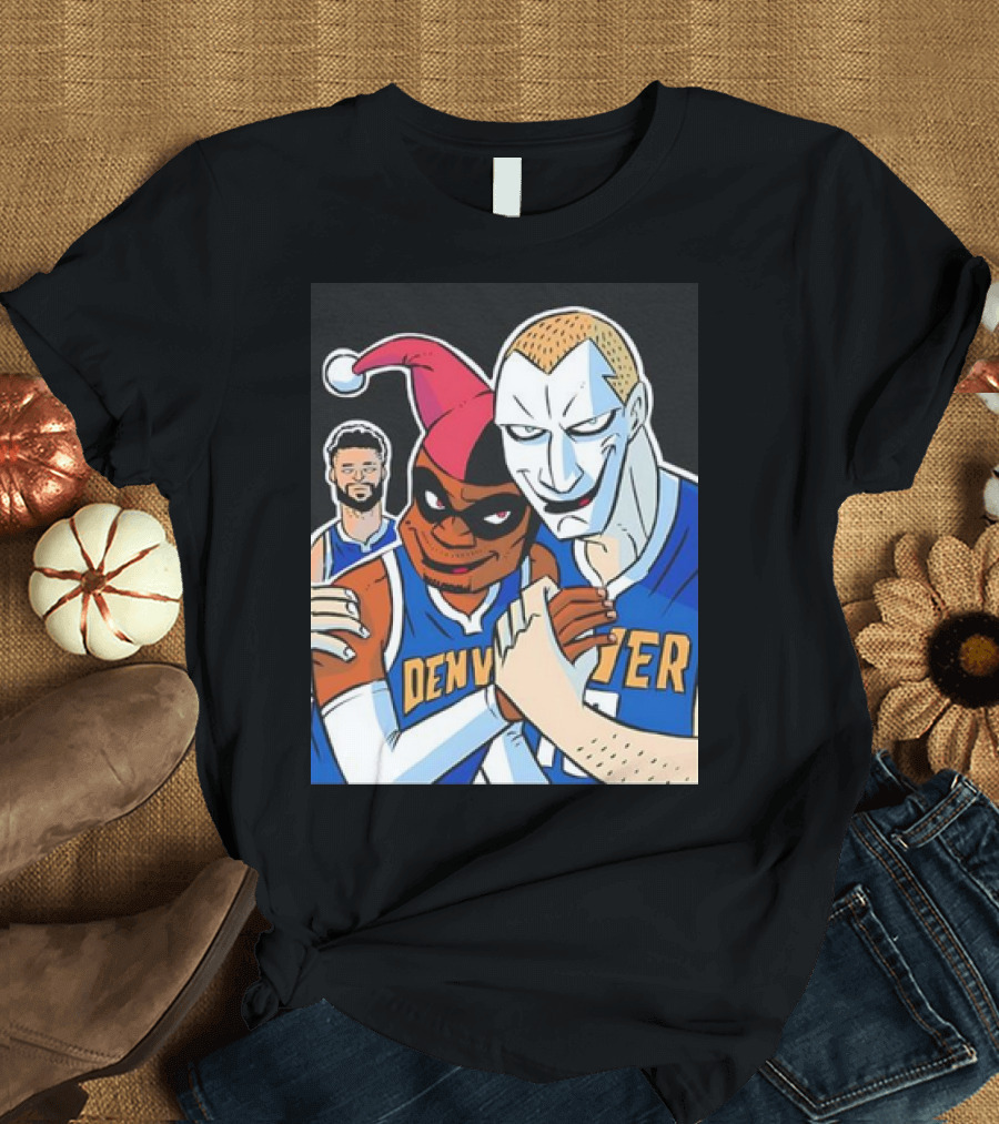 Jokic Russ Jokic Russell Westbrook Denver Nuggets Basketball Jokic Comic T-Shirt