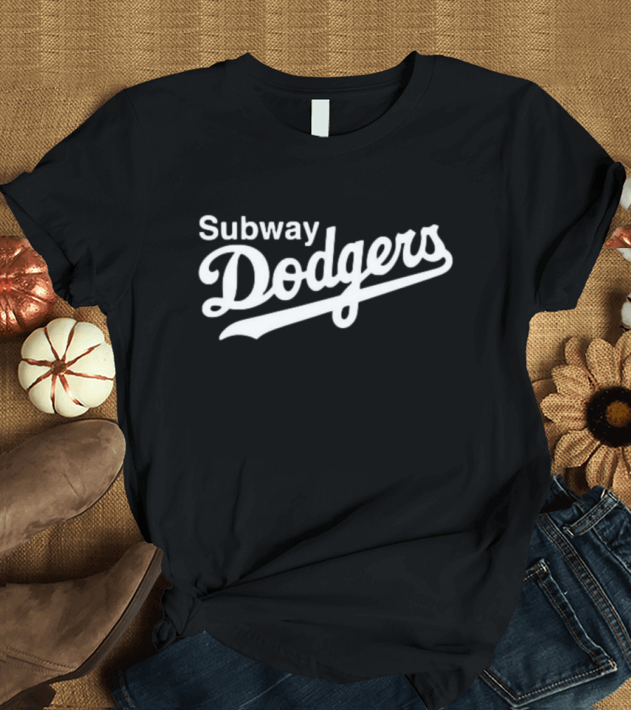 Subway Dodgers Los Angeles Dodgers T-Shirt