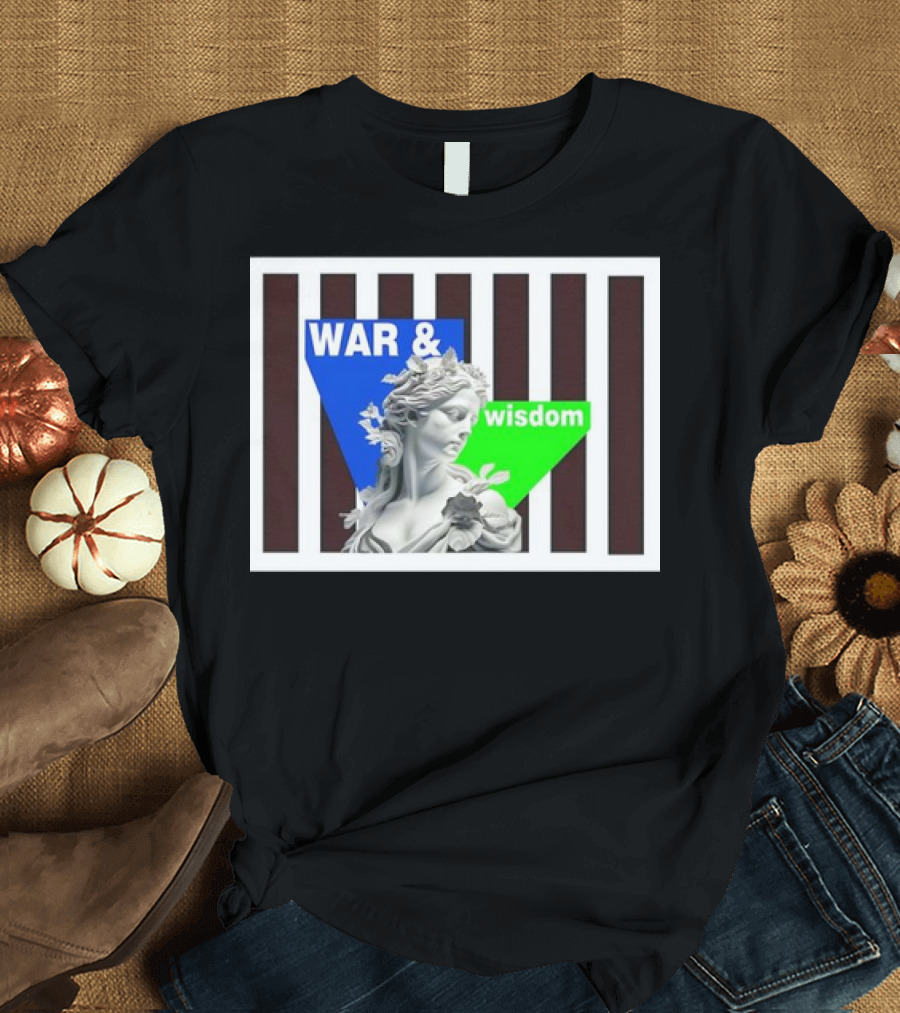 War and Wisdom Statue T-Shirt