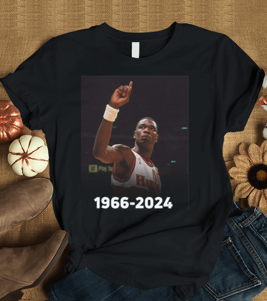Rip Dikembe Mutombo Atlanta Hawks 1966-2024 T-Shirt