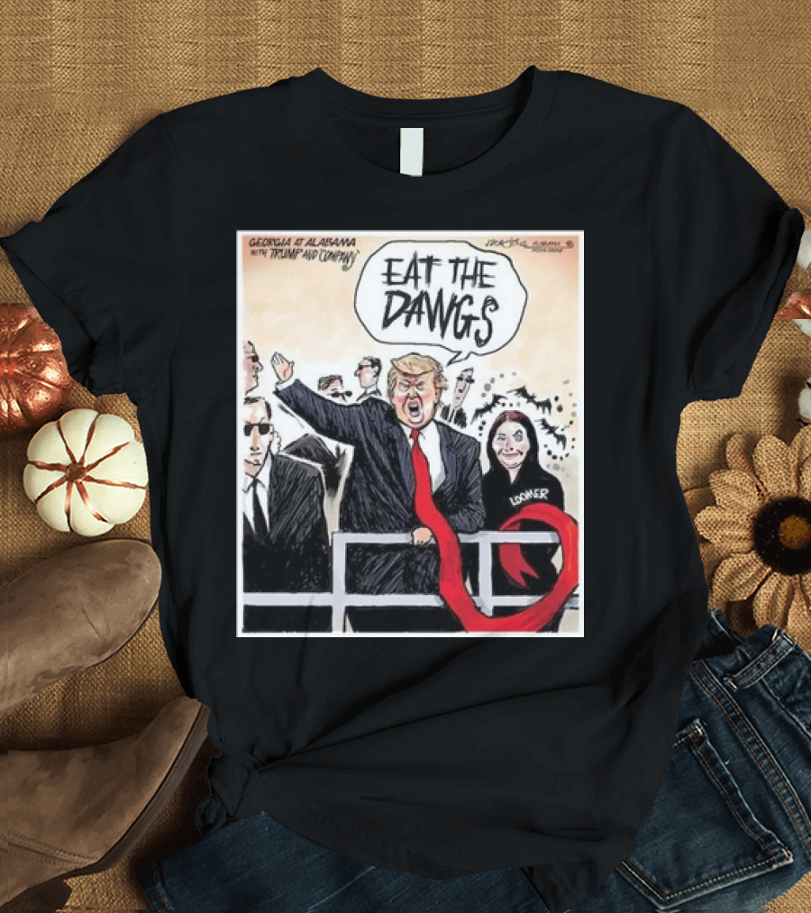 Georgia At Alabama Eat The Dawgs Trump And Company T-Shirt