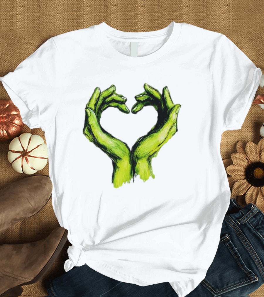 Green Hands Heart Love T-Shirt