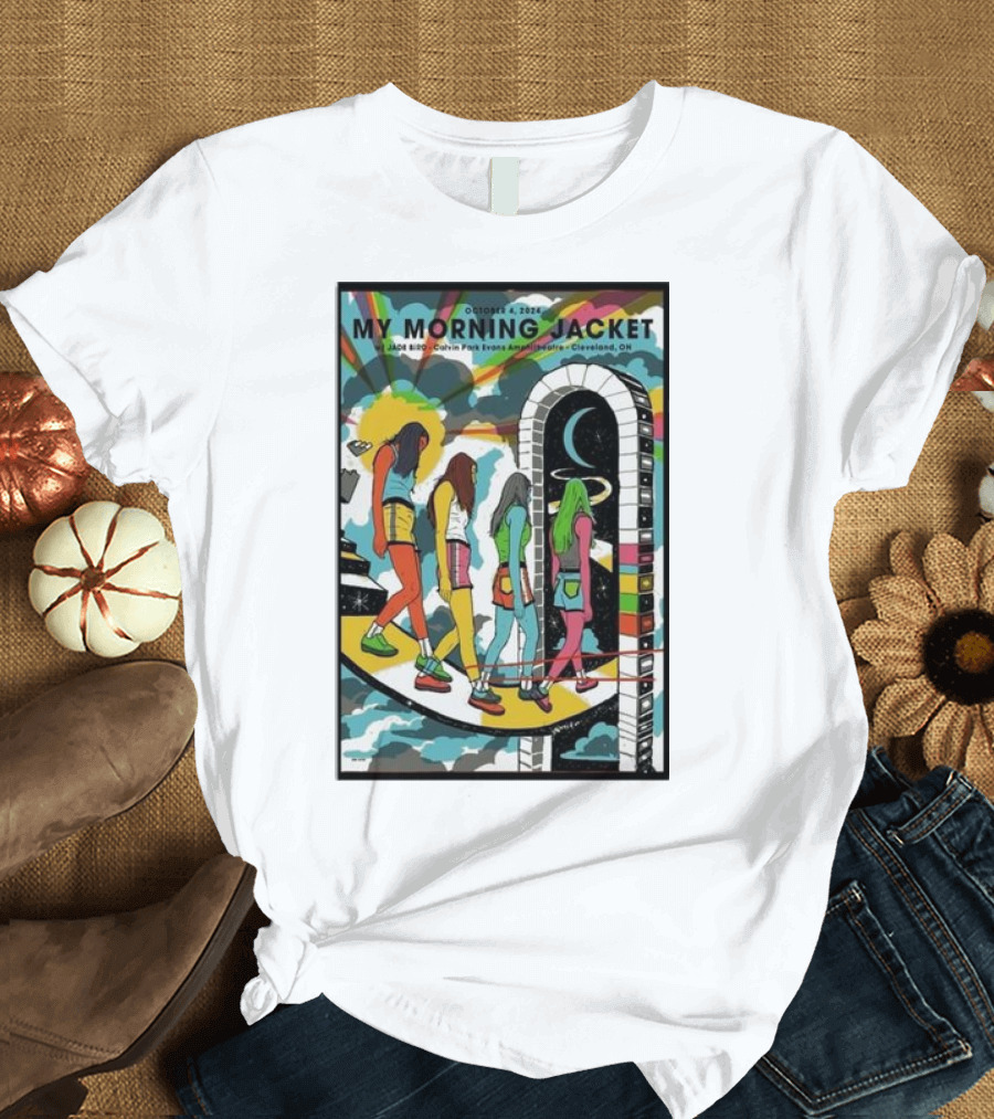 My Morning Jacket October 4 2024 Jade Bird Cleveland Ohio Concert T-Shirt