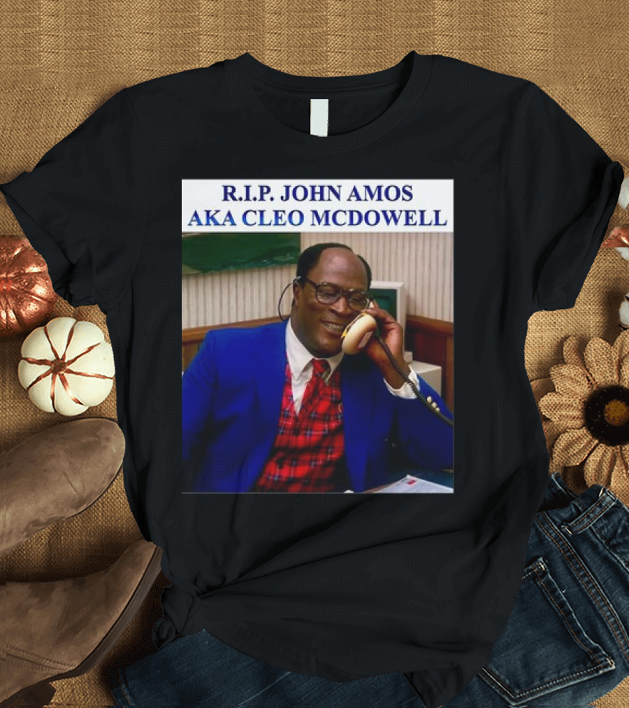 RIP John Amos Cleo McDowell Iconic T-Shirt