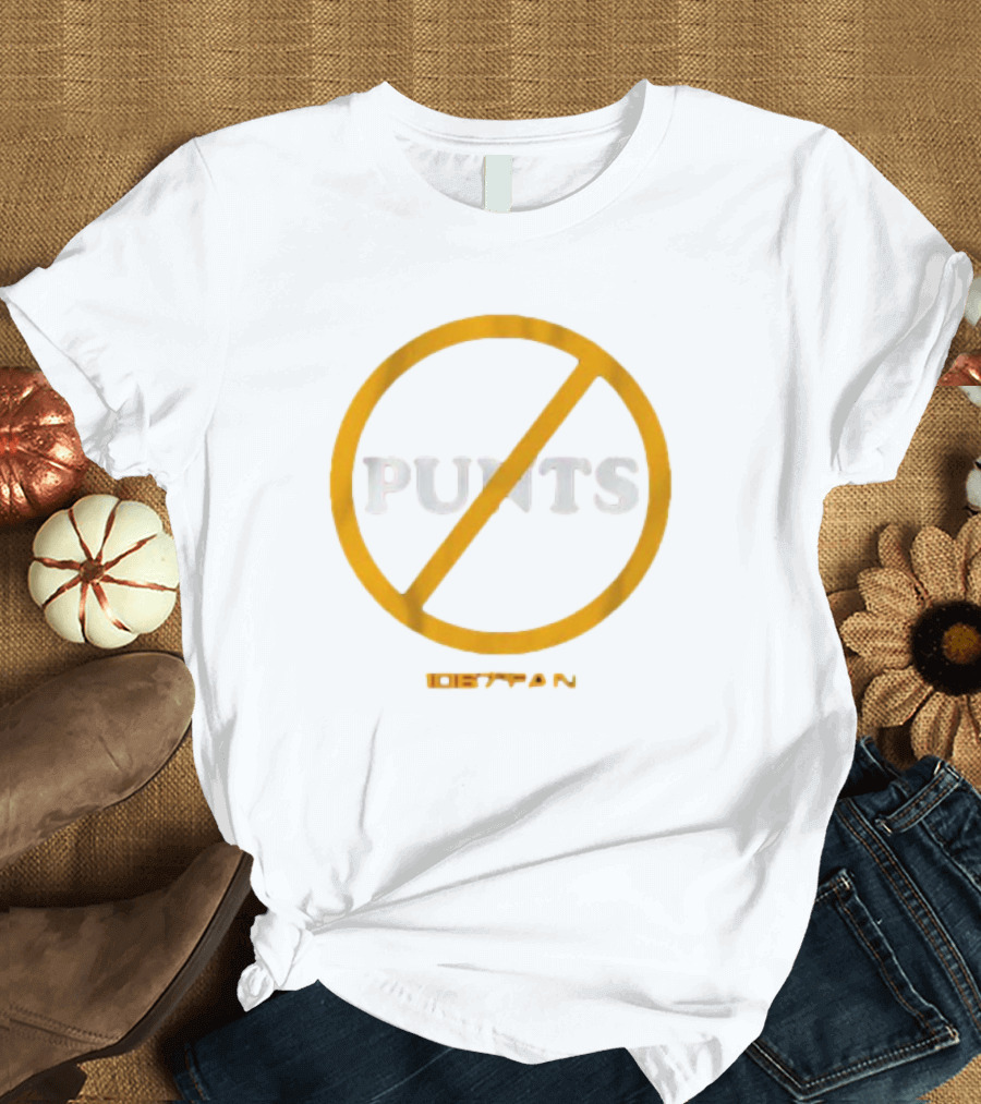 Washington Football No Punts Iconic Symbol Phrase T-Shirt