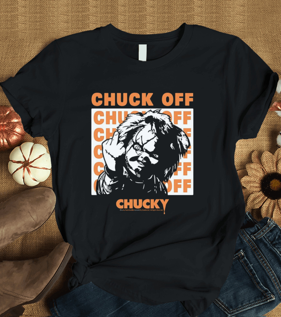 Riot Society Chucky Chuck Off Horror Icon Rebellion T-Shirt