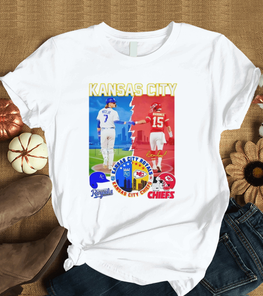 Kansas City Mahomes Chiefs Royals Witt Jr. T-Shirt