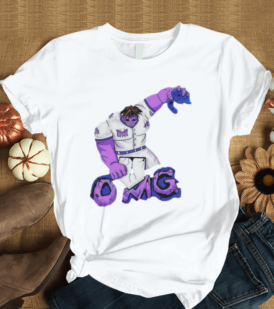 New York Mets OMG Hulk Baseball Smash T-Shirt
