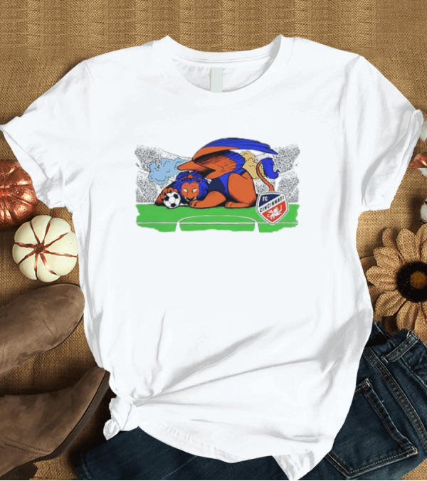 T-Shirt: Next Gary the Lion Soccer FC Cincinnati T-Shirt Next Gary the Lion Soccer FC Cincinnati T-Shirt