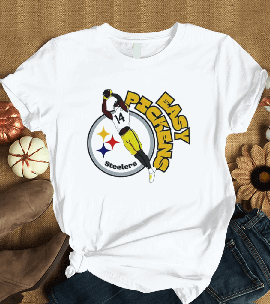 Easy Pickens Steelers Pittsburgh Football Dog Pet T-Shirt