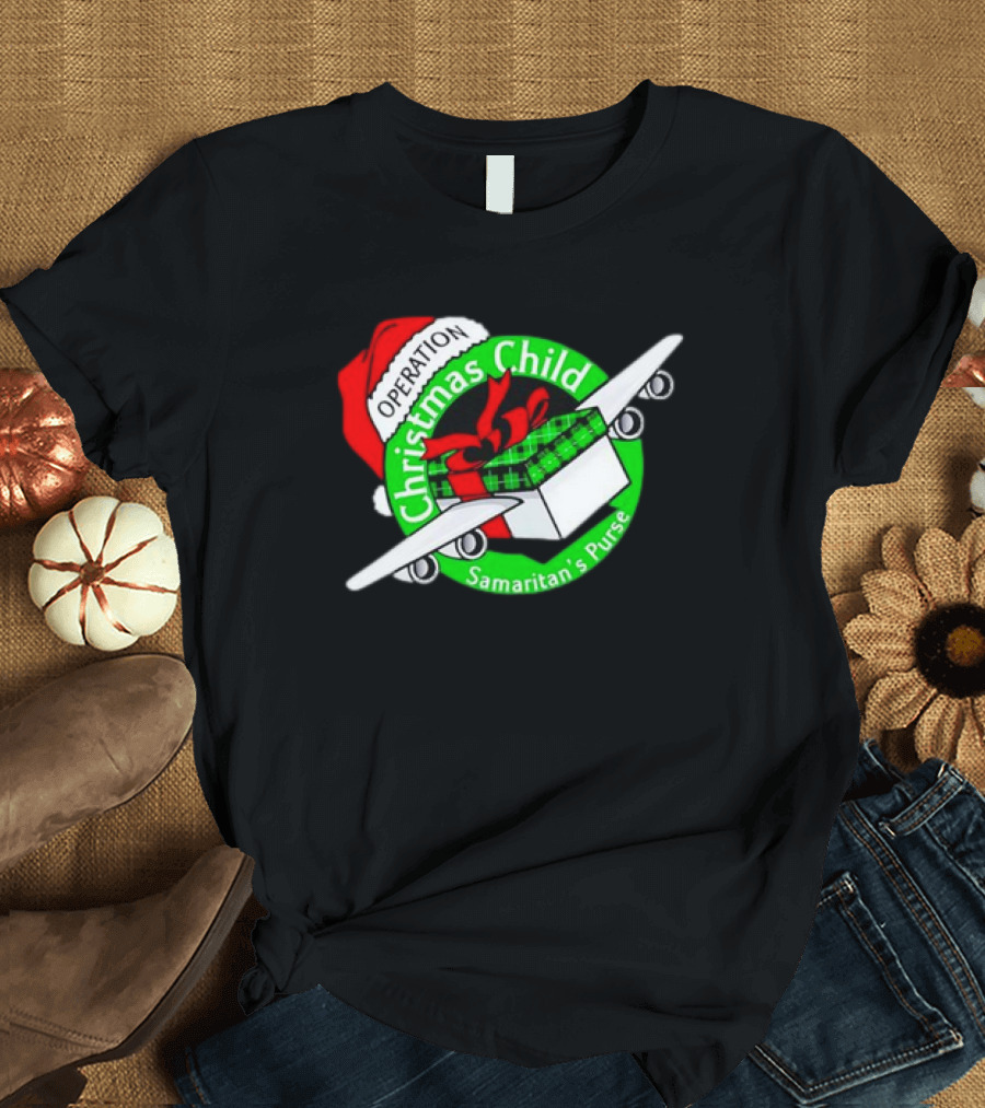 Operation Christmas Child Samaritans Purse Funny Xmas T-Shirt