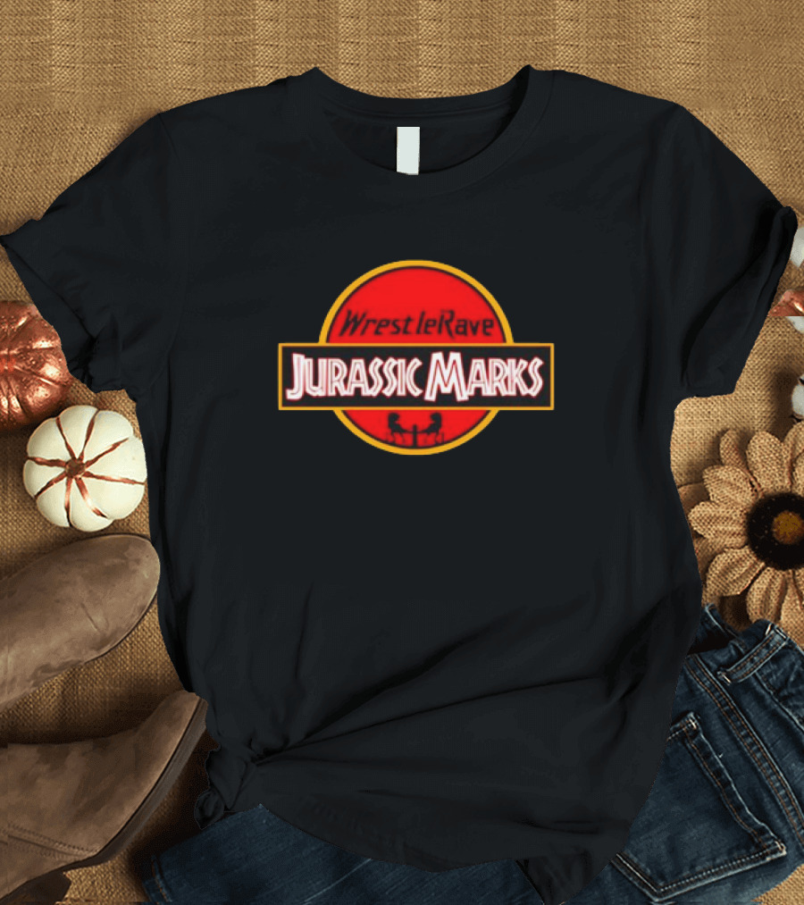 WrestleRave Jurassic Marks Dinosaur T-Shirt