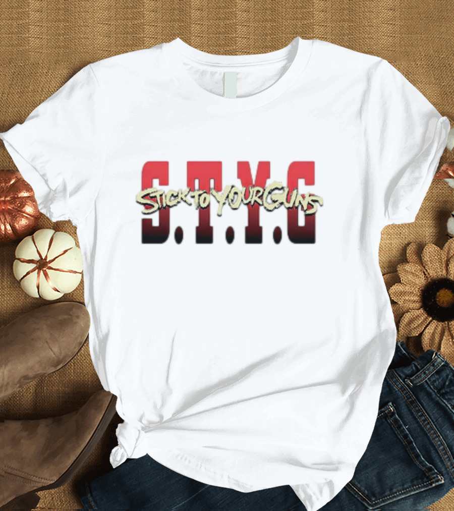 STYG Stick to Your Guns Bold Red T-Shirt