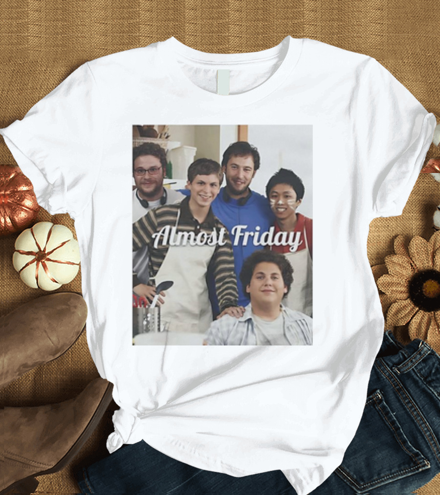 Superbad Almost Friday Kitchen Group Photo T-Shirt