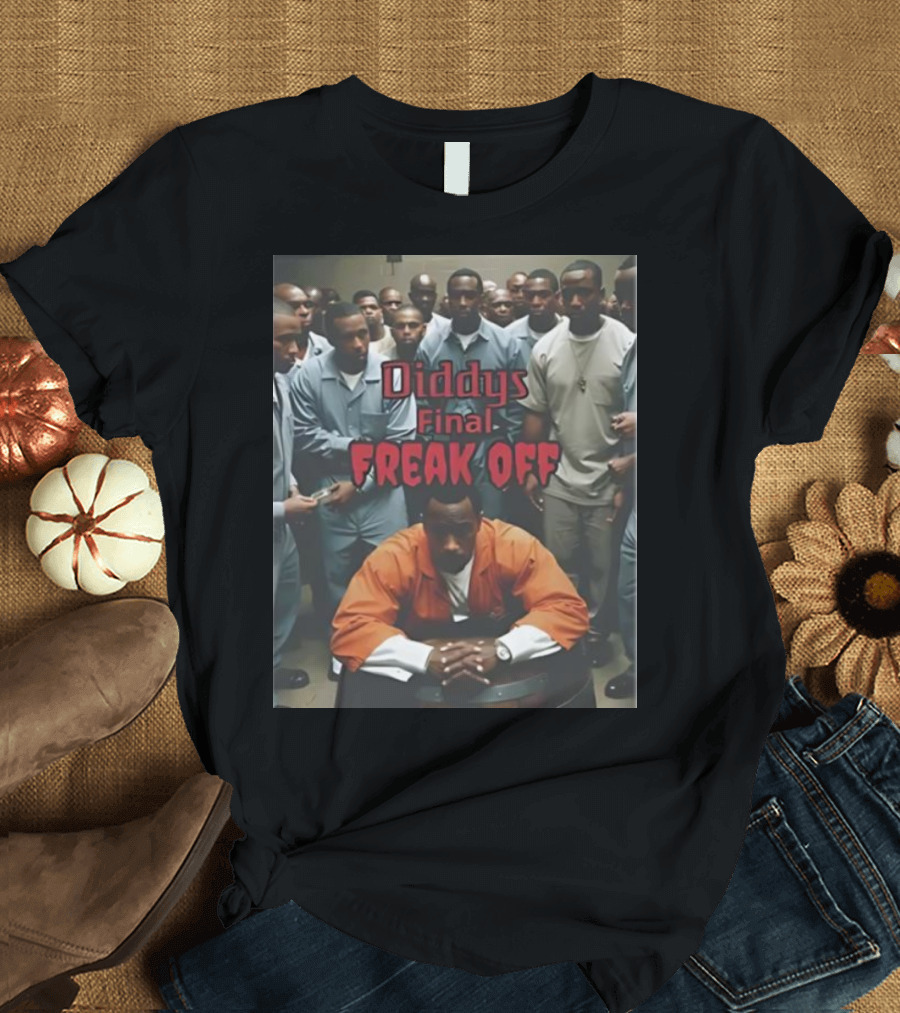 Diddys Final Freak Off Prison Room Scene T-Shirt