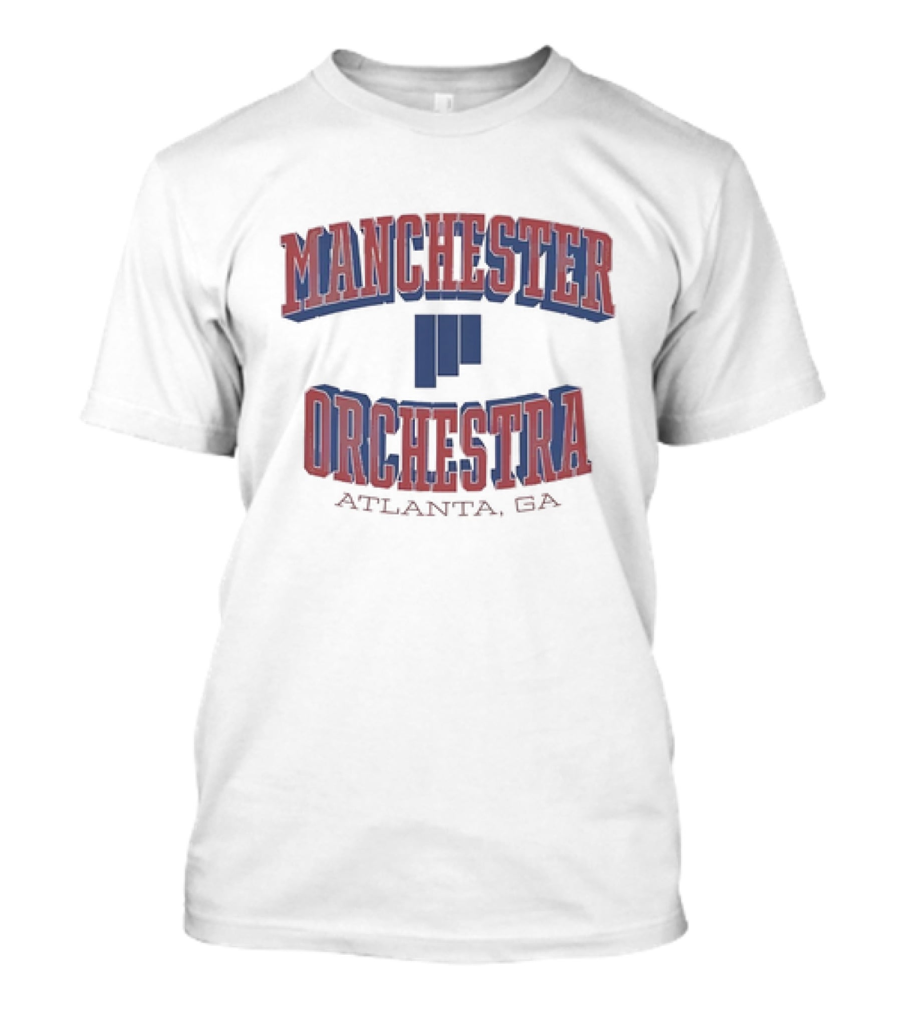 Manchester Orchestra Atlanta GA Blue T-Shirt