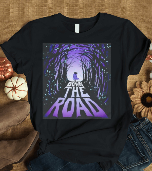 T-Shirt: Down The Road Twilight Forest Pathway T-Shirt Down The Road Twilight Forest Pathway T-Shirt