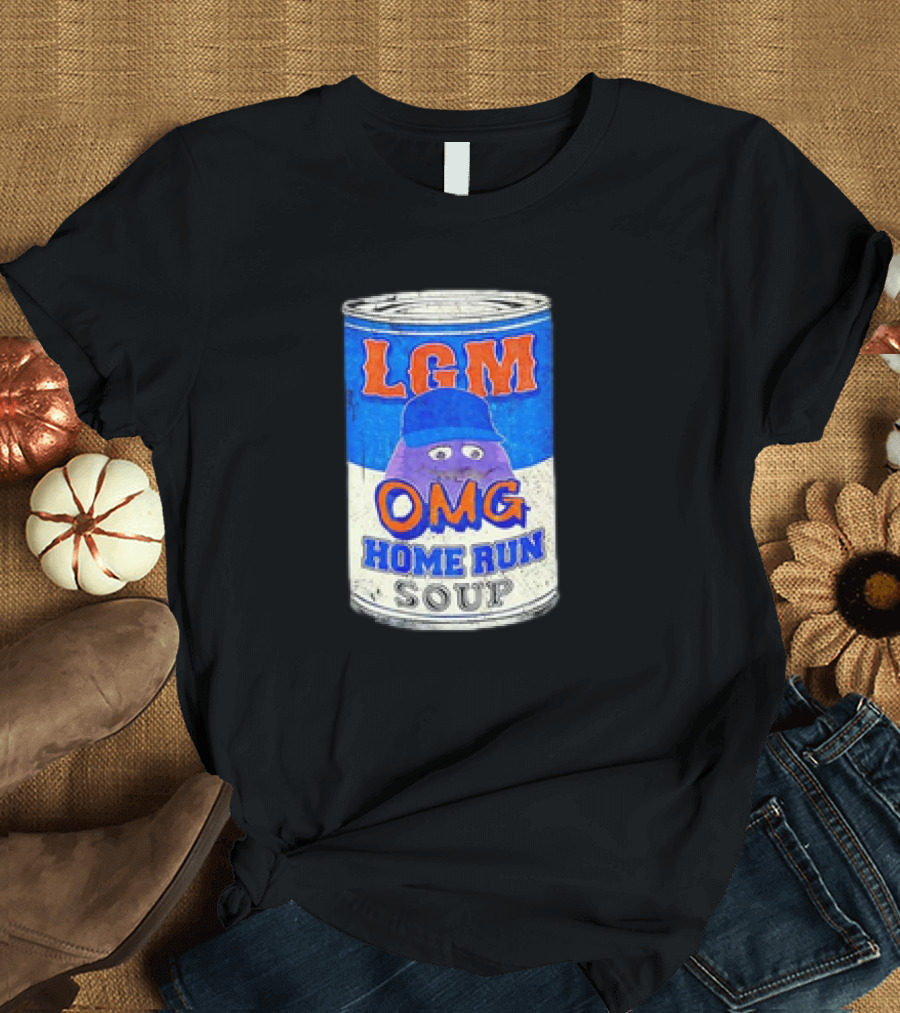 LGM OMG Home Run Soup New York Retro T-Shirt