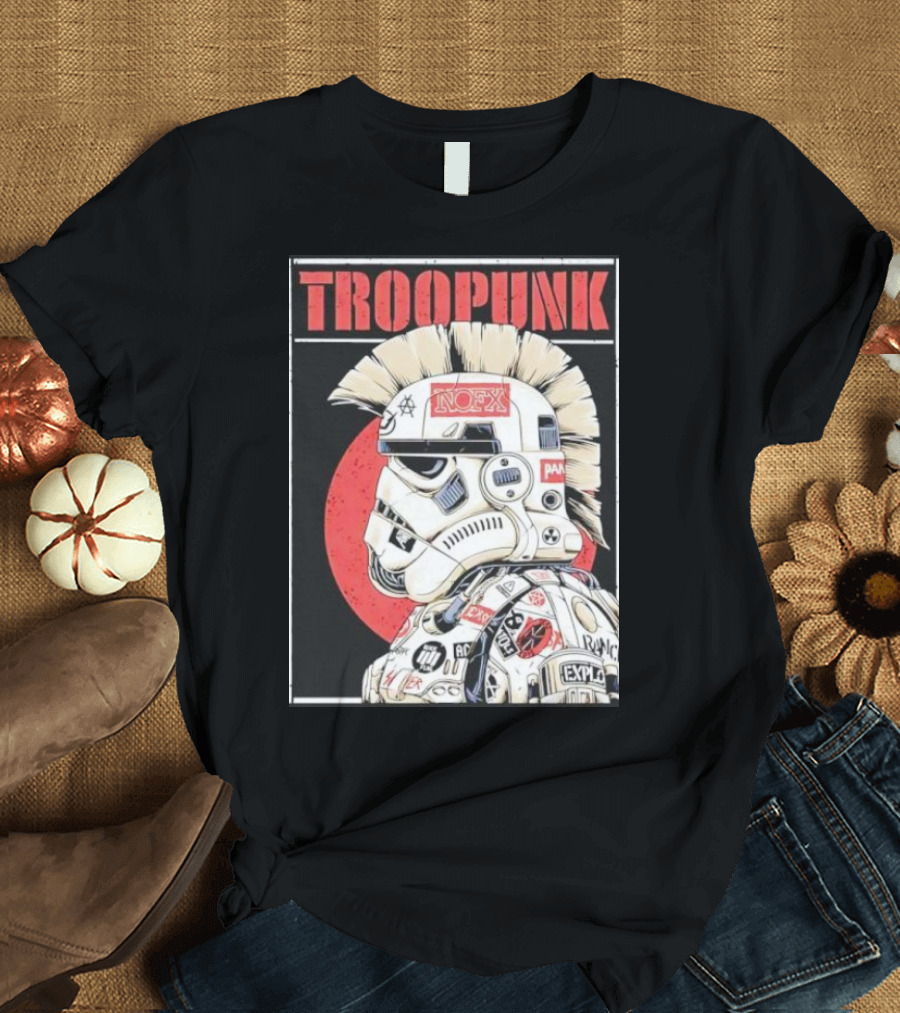 TROOPUNK NOFX Punk Rock Star Wars Stormtrooper T-Shirt