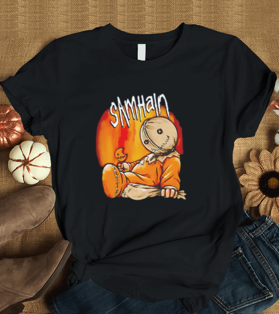 Samhain Trick 'r Treat Sam Korn's Issues Album Mashup T-Shirt