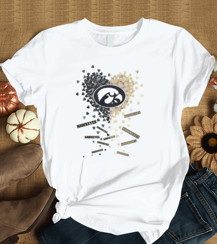 Iowa Hawkeyes Heart and Spirit with Black and Gold Passion T-Shirt