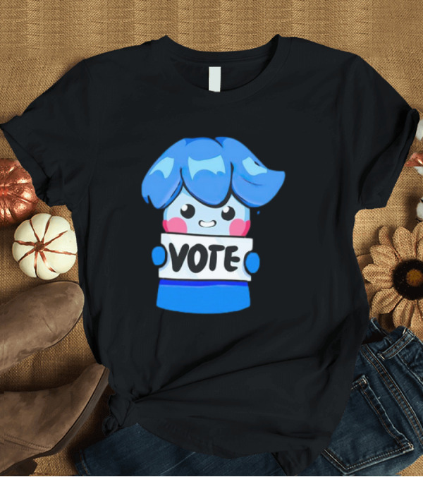 T-Shirt: Destiny X Progressive Victory Mascot Holding Vote Sign Ohio T-Shirt Destiny X Progressive Victory Mascot Holding Vote Sign Ohio T-Shirt