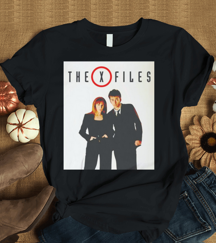The X Files Doctor Who David Tennant Gillian Anderson T-Shirt