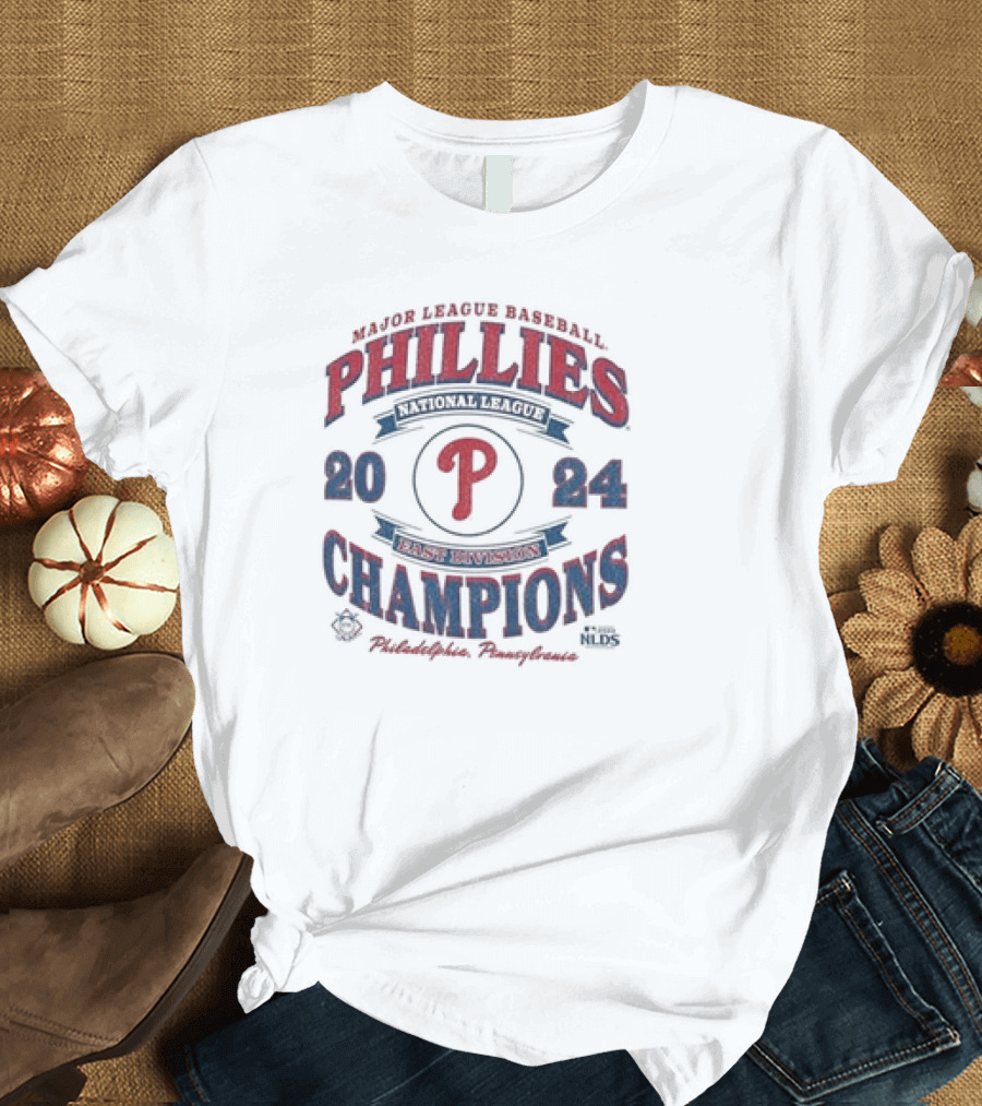 Philadelphia Phillies National League East Division Champions 2024 NLDS Major League Baseball T-Shirt