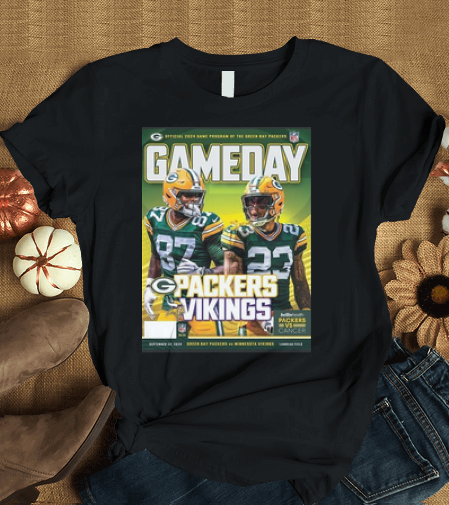 Gameday Packers Vikings September 28 2024 Lambeau Field T-Shirt