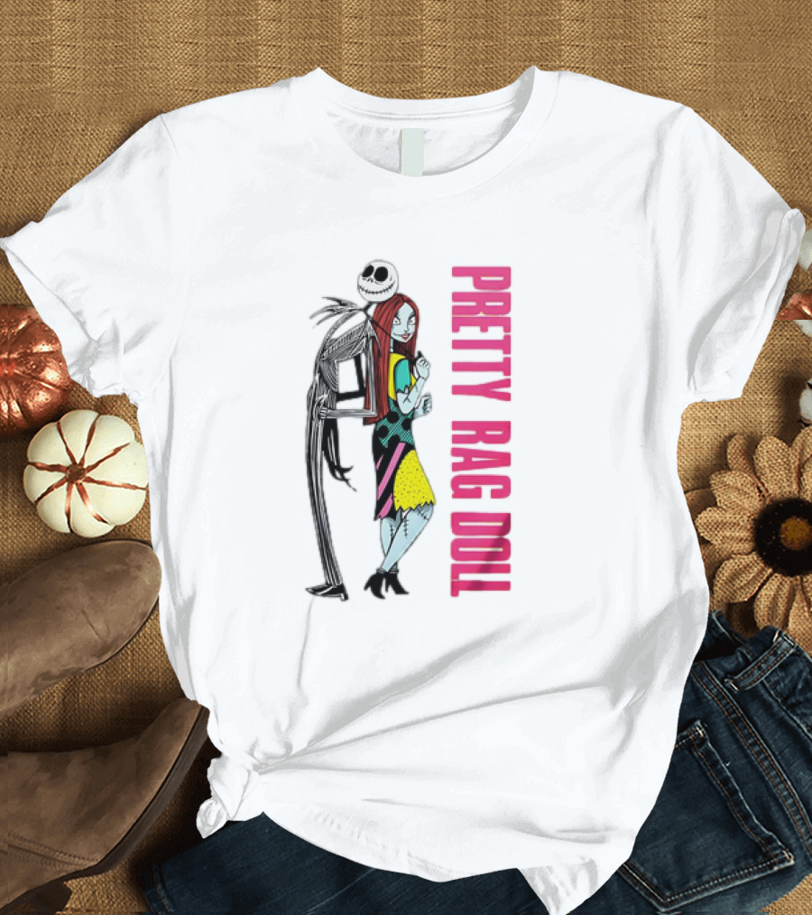 Jack And Sally Pretty Rag Doll Pretty Woman T-Shirt