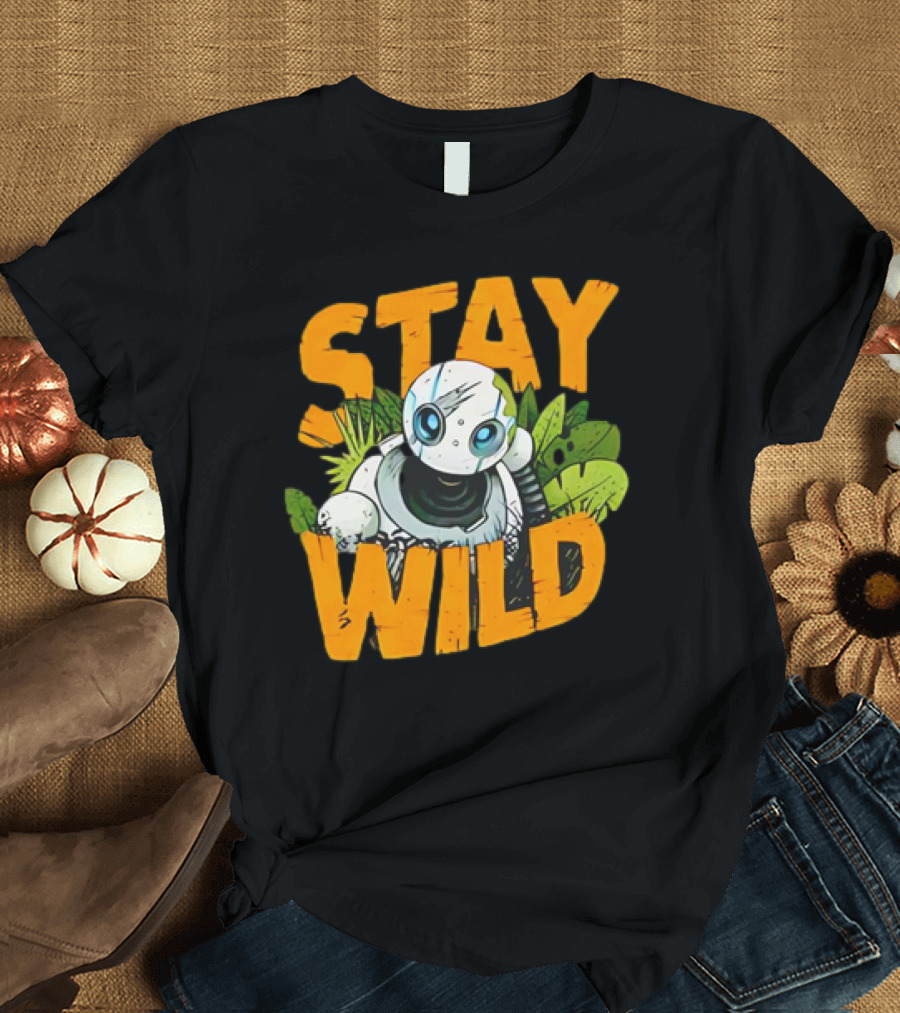 Stay Wild Roz The Wild Robot Jungle Adventure T-Shirt