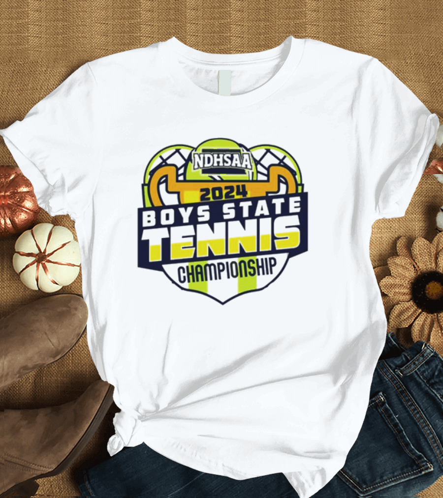 NDHSAA 2024 Boys State Tennis Championship T-Shirt