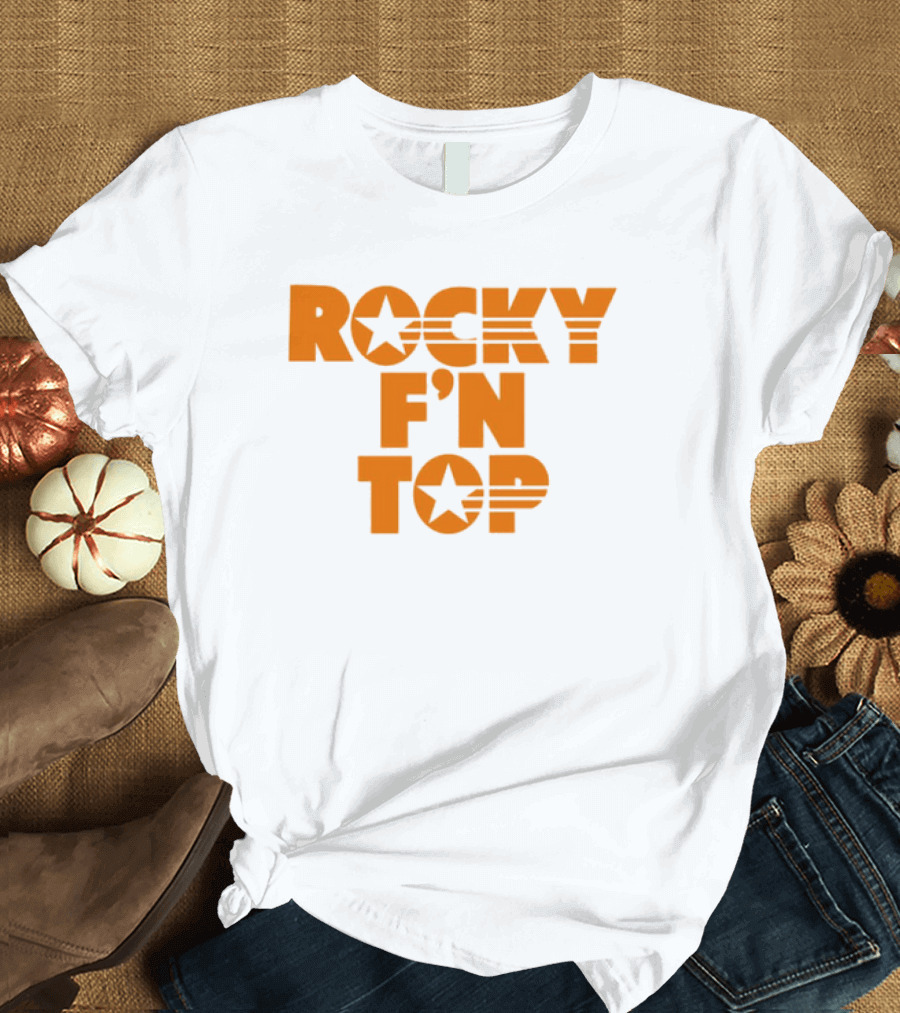 Tennessee Volunteers Basketball Rocky F’n Top Star Stripes T-Shirt