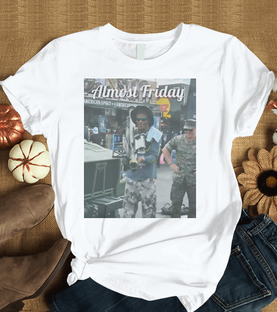 Almost Friday Rocket Launcher Fun Lamar Jackson T-Shirt