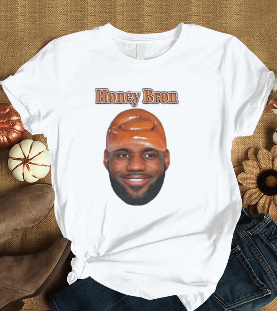 Honey Bron Lebron James Honey Brown Face T-Shirt