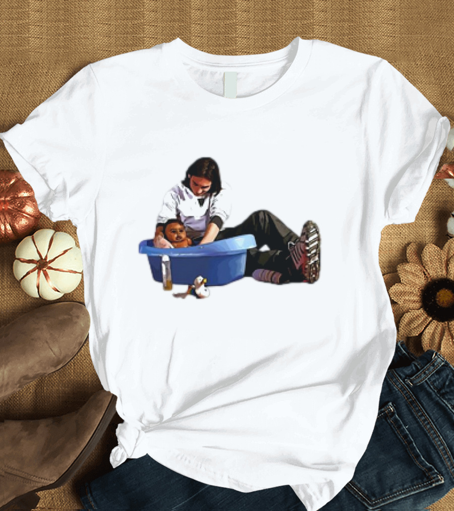 Leo and Yamal Iconic Picture Leo’s Blessing to the New Football Legend T-Shirt