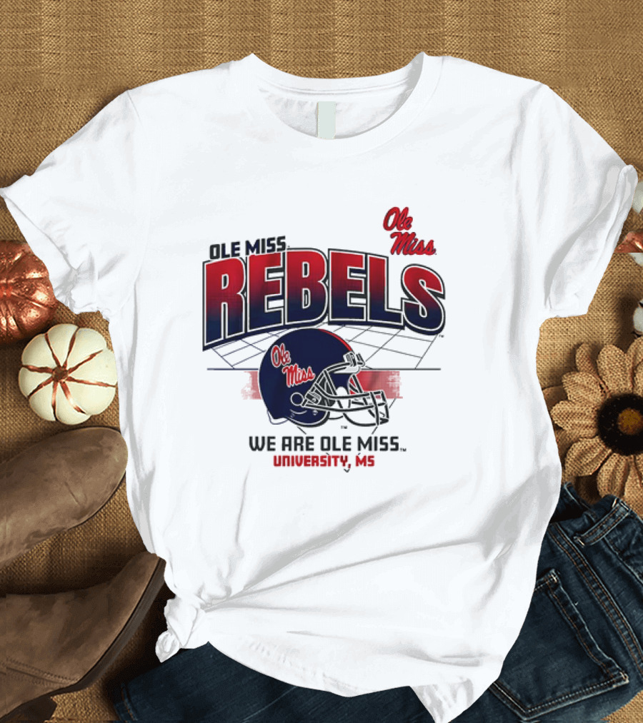 Ole Miss Rebels Football Helmet We Are Ole Miss University MS T-Shirt