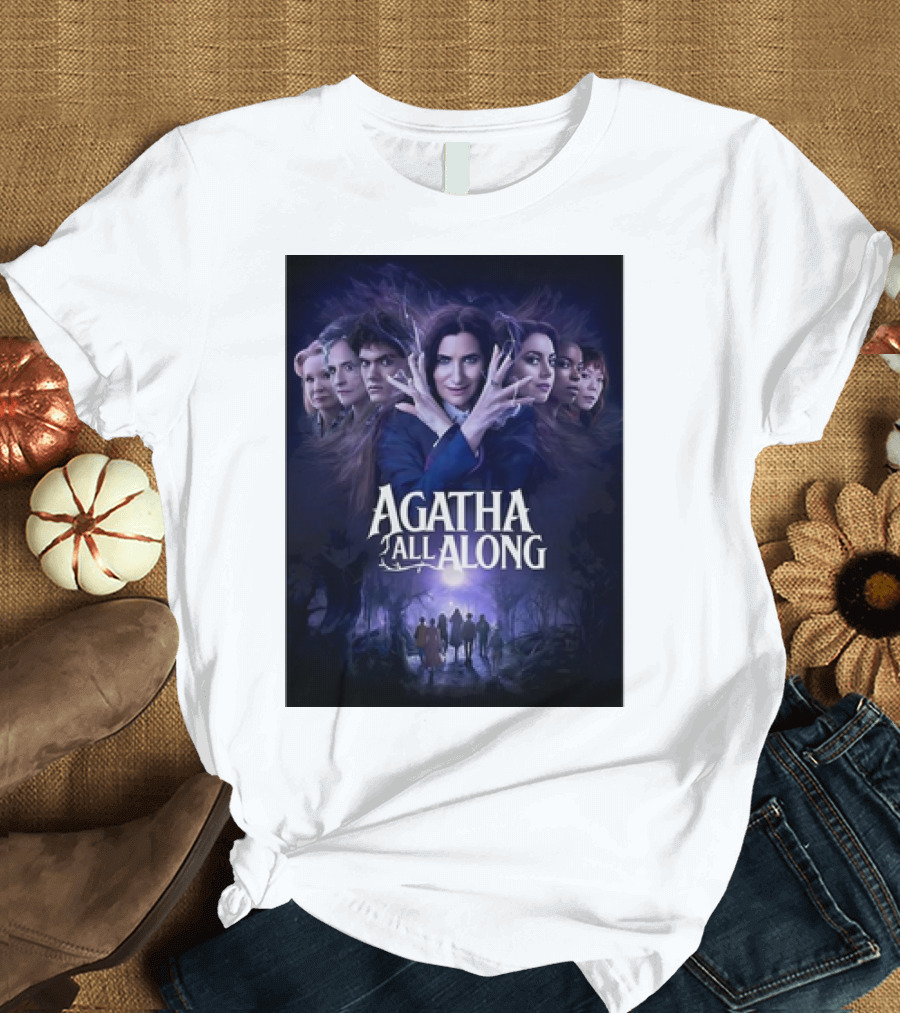 Agatha All Along Marvel Comics Agatha Harkness Movie Graphic WandaVision Poster Anthology Enchantment T-Shirt