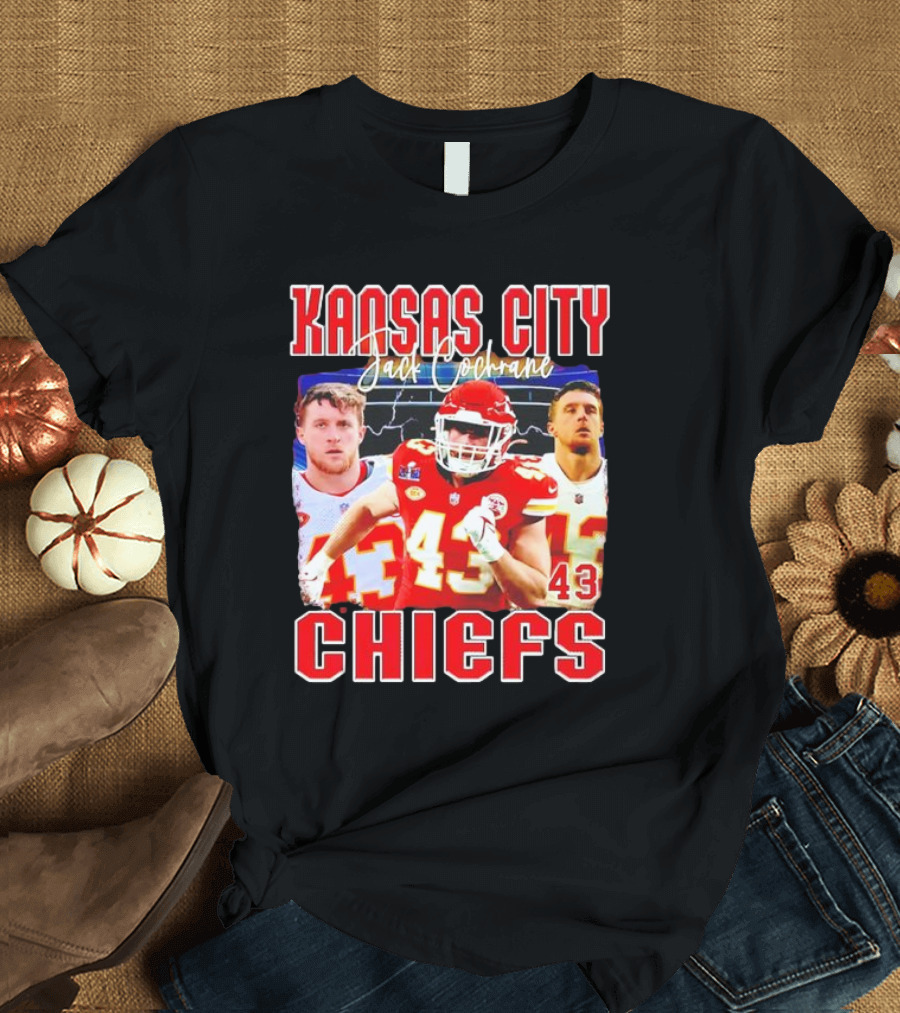 Kansas City Chiefs Jack Cochrane 43 Football T-Shirt