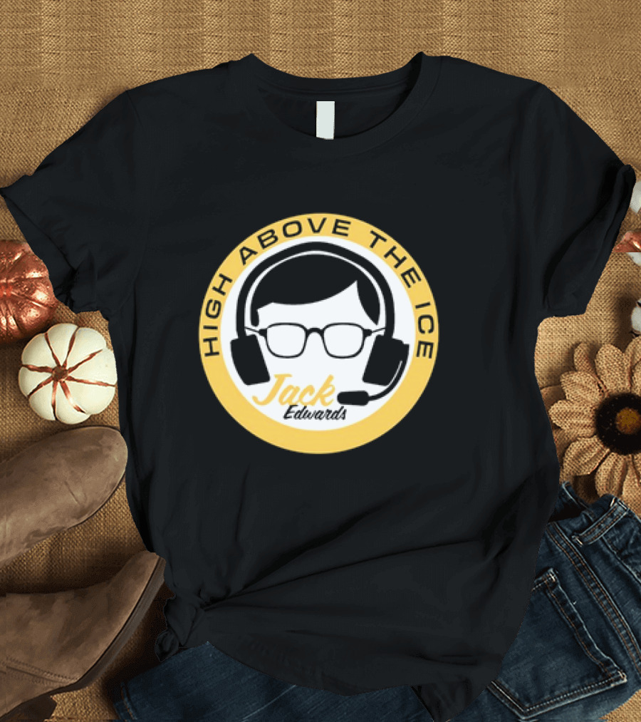 Boston Bruins High Above The Ice Jack Edwards T-Shirt