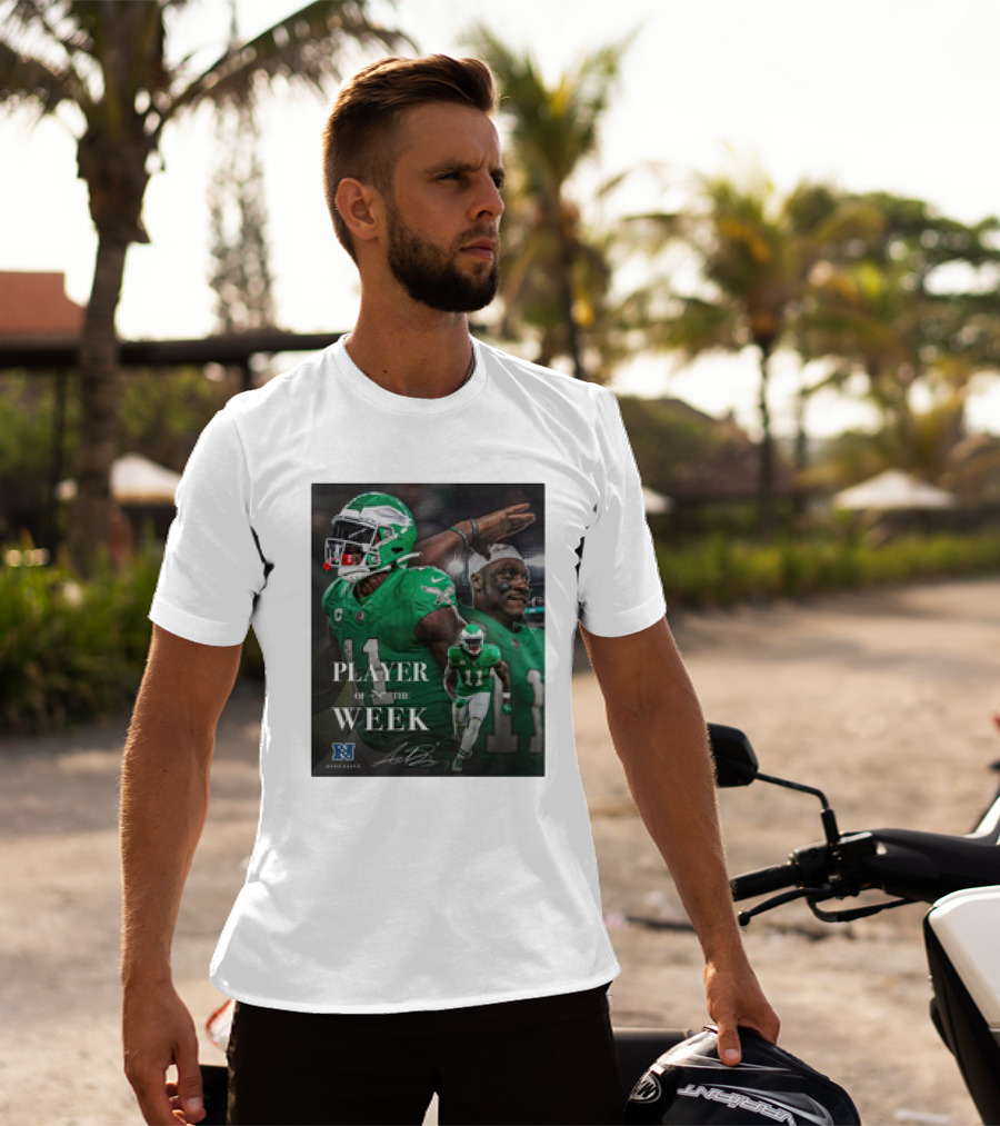 Arthur Juan Brown Philadelphia Eagles NFL Player Of The Week T-Shirt